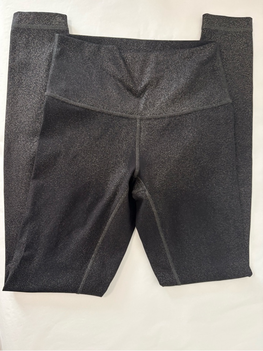 Lululemon Wunder Under HR Tight 28 Luminosity Foil Black Silver Sz 4 EUC